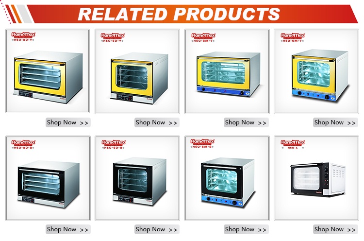 Forno a convezione da tavolo HEO-8M-B - Foshan Nanhai Flamemax Catering Equipment Manufacturer 3