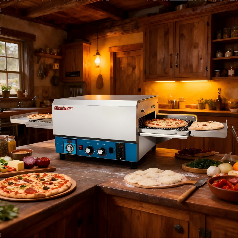 Scalate la vostra attività con forni per pizza a nastro affidabili - Foshan Nanhai Flamemax Catering Equipment Manufacturer 1