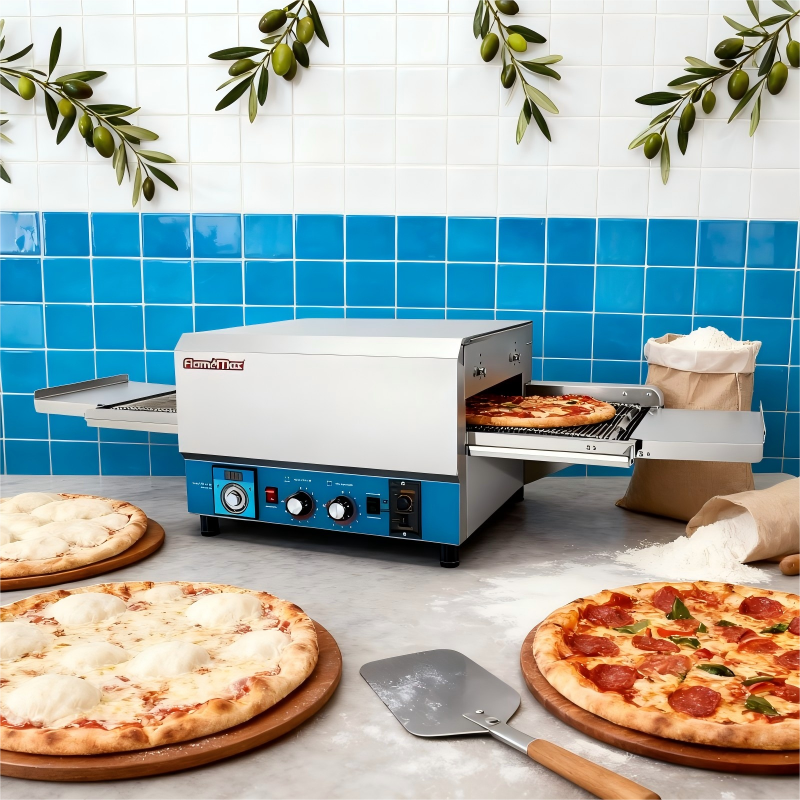 Four à pizza commercial à convoyeur électrique de 18 pouces