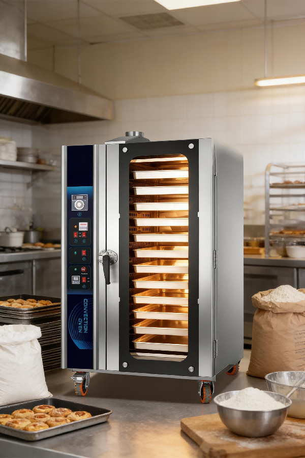 Flamemax Four à convection à gaz 12 plateaux