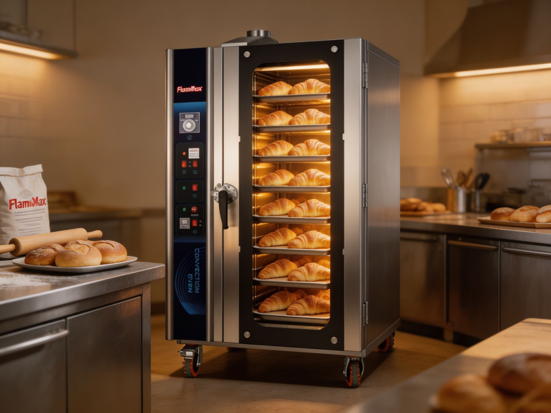 Flamemax Commercial 12 Plateaux Four à Convection à Gaz