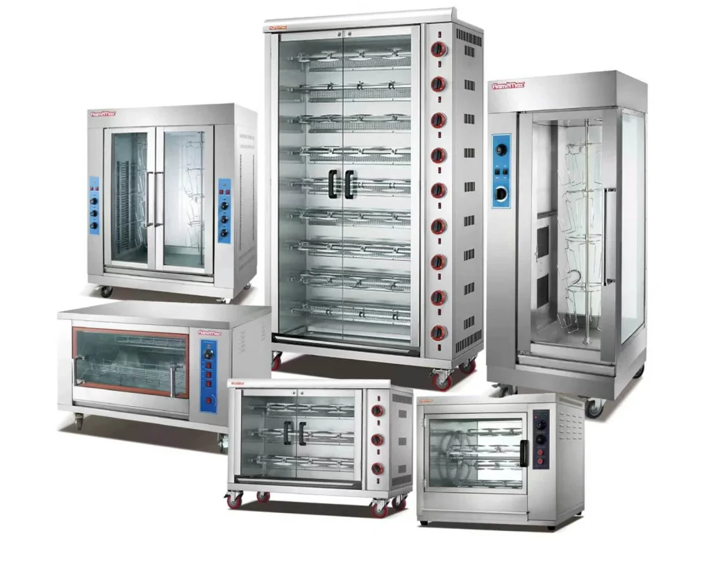 Flamemax-Serie: Rotisserie-Öfen für den gewerblichen Einsatz