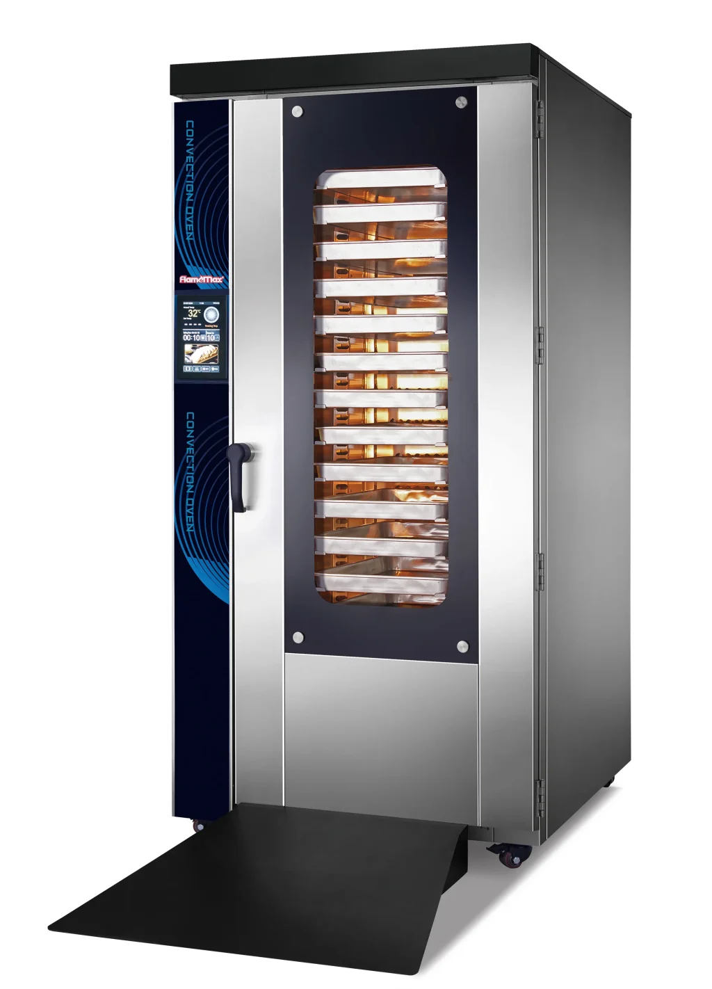 Forno a convezione commerciale a 16 vassoi con touch screen